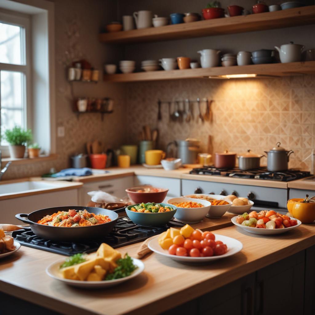 Кулинарная книга с разнообразными вкусными рецептами