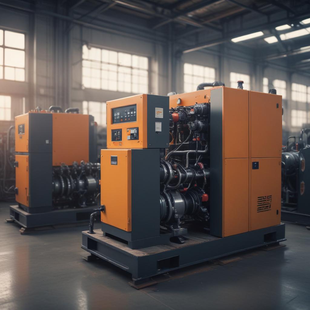 Винтовой компрессор как средство обеспечения промышленной подачи воздуха