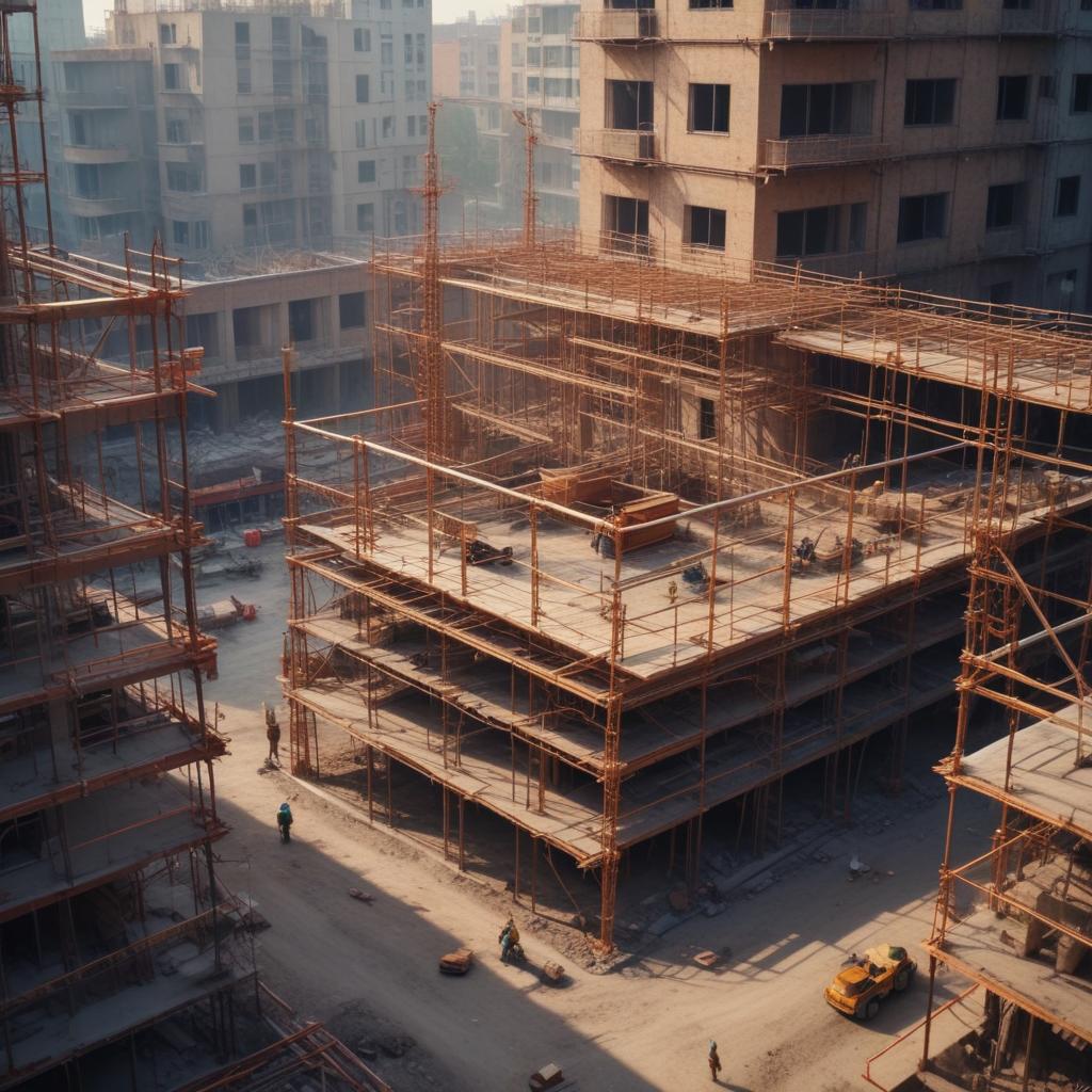 Аренда строительных лесов с доставкой и монтажом Аренда строительных лесов с доставкой и монтажом