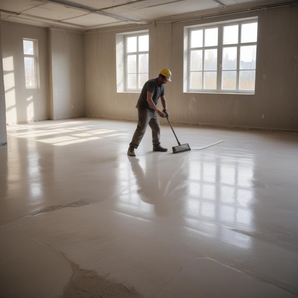 Полусухая стяжка пола: технология и ориентировочные цены